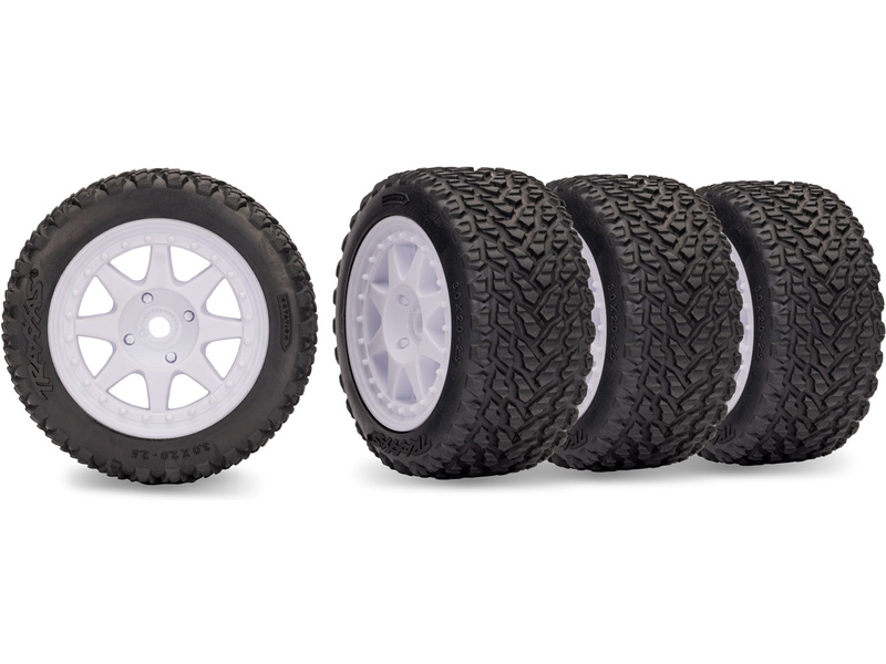 Fotografie produktu: Traxxas kolo, disk 8-spoke, pneu Rally (sada 4ks)