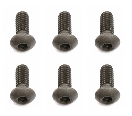 Fotografie produktu: ASSOCIATED M2,5x6mm šroub s imbusouvou půlkulatou hlavou, 10ks.
