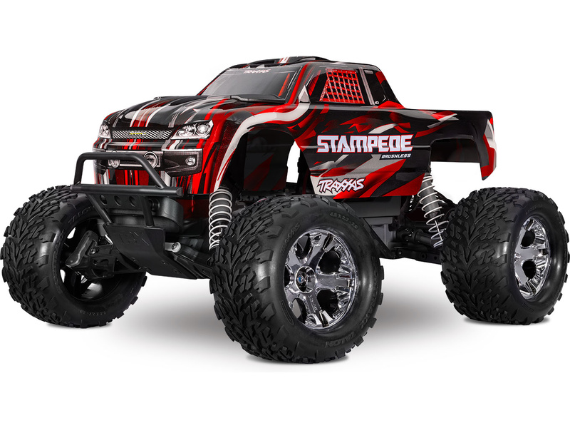 Fotografie produktu: Traxxas Stampede 1:10 BL-2s RTR červený