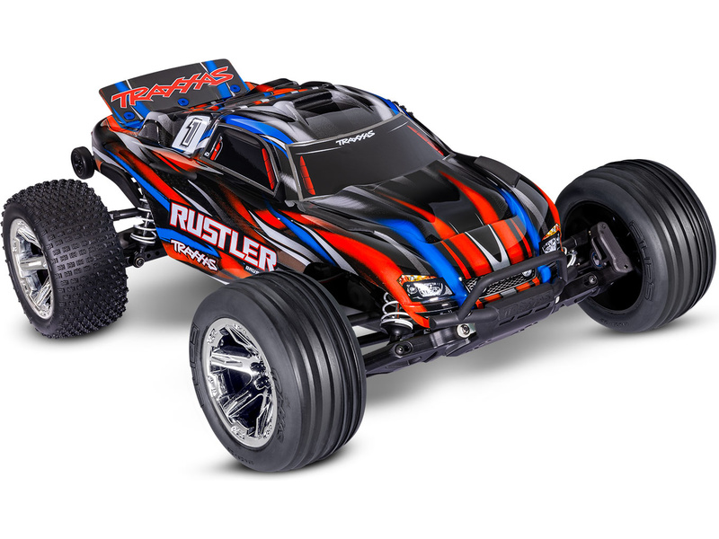 Fotografie produktu: Traxxas Rustler 1:10 BL-2s RTR červený