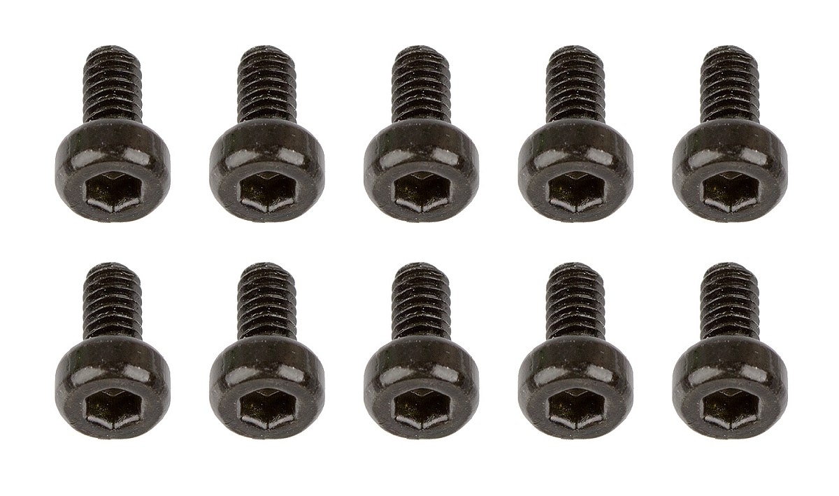 Fotografie produktu: ASSOCIATED M2x4mm šroub s imbusouvou válcovou hlavou, 10ks.
