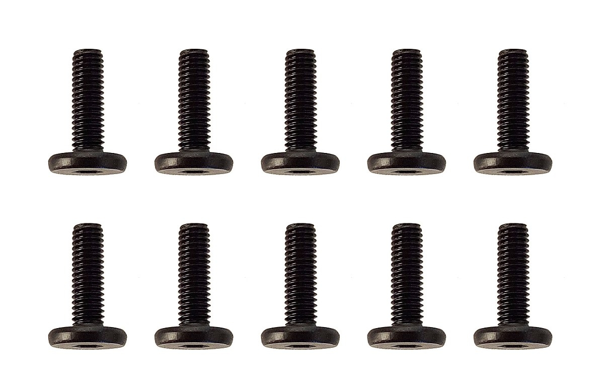 Fotografie produktu: ASSOCIATED M3x10mm šroub s imbusouvou čočkovitou hlavou, 10ks.