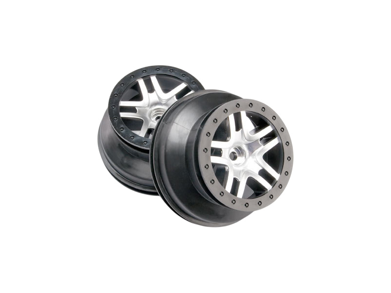 Fotografie produktu: Traxxas disk 2.2/3.0" SCT Split-Spoke saténový-černý (2) (2WD přední)