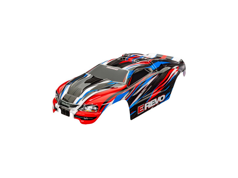 Fotografie produktu: Traxxas karosérie E-Revo 1:16 červeno-modrá