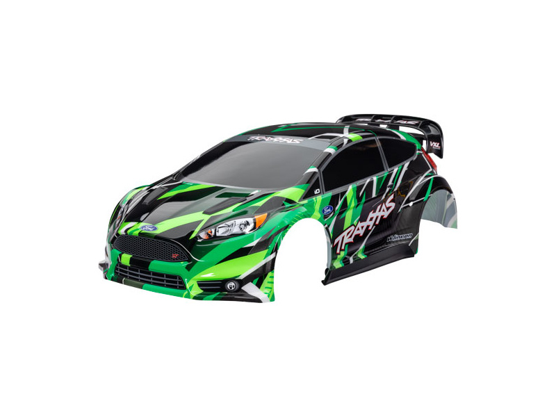 Fotografie produktu: Traxxas karosérie Ford Fiesta ST Rally VXL zelená