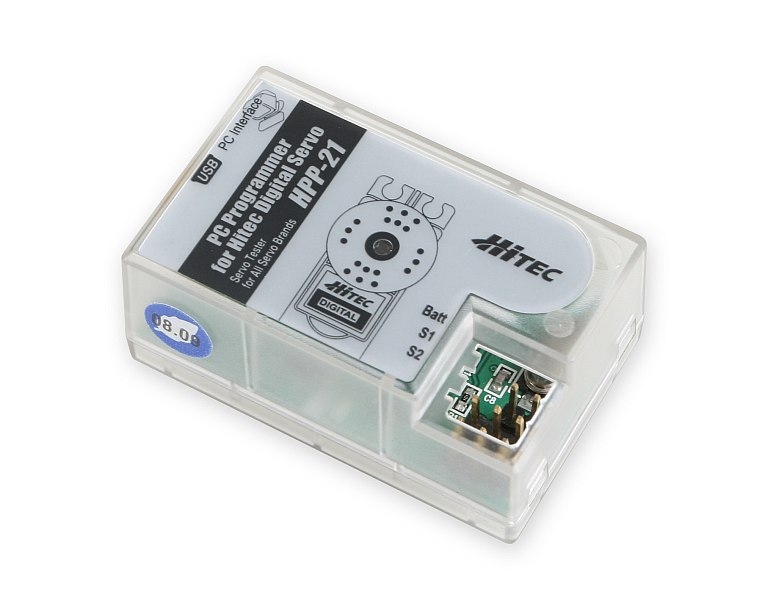 Fotografie produktu: Hitec HPP-21 Tester a programátor digitálních serv s PC rozhraním (mini-USB)