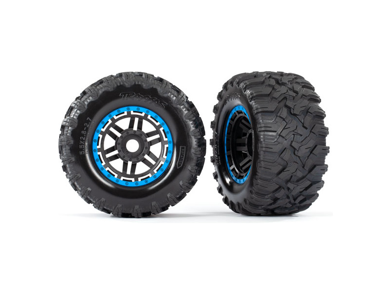 Fotografie produktu: Traxxas kolo 2.8", pneu Maxx All-Terrain, disk černo-modrý (2)