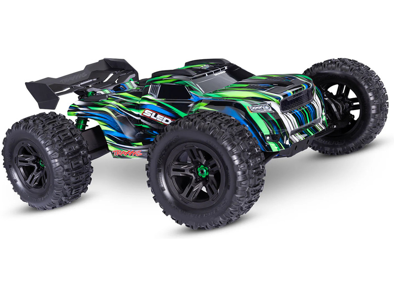 Fotografie produktu: Traxxas Sledge 1:8 RTR zelený s belted pneu