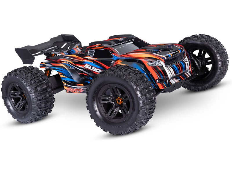 Fotografie produktu: Traxxas Sledge 1:8 RTR oranžový s belted pneu