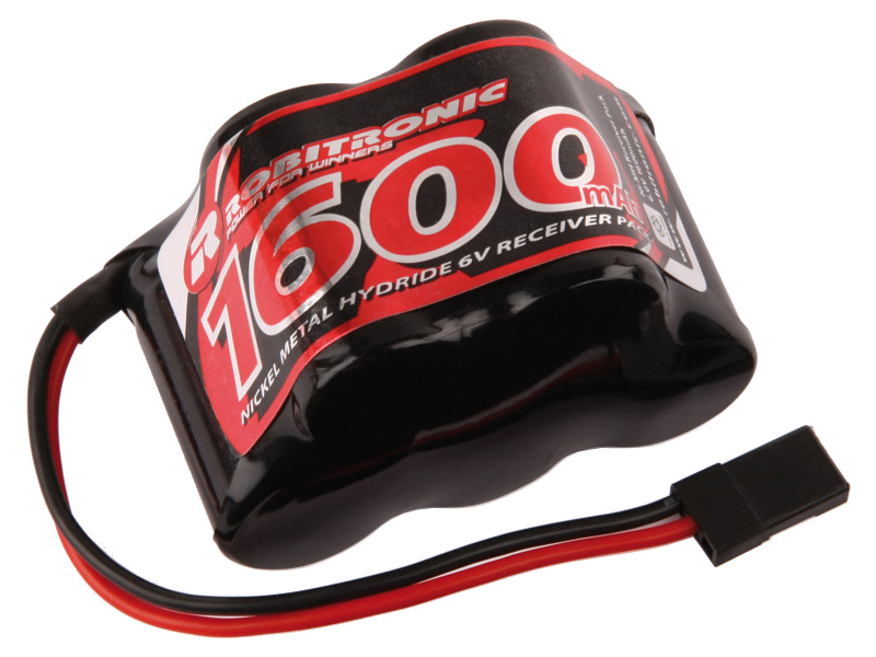 Fotografie produktu: Robitronic NiMH baterie 6.0V 1600mAh kostka RX