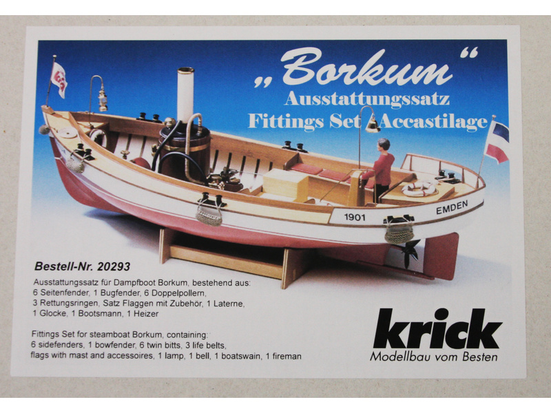 Fotografie produktu: Krick Modelltechnik Krick Borkum sada příslušenství