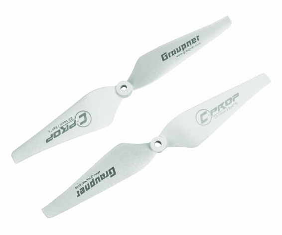 Fotografie produktu: Graupner COPTER Prop 10x4 pevná vrtule (2ks.) - bílá