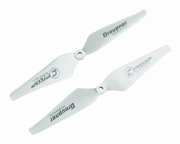 Fotografie produktu: Graupner COPTER Prop 9x4 pevná vrtule (2ks.) - bílá