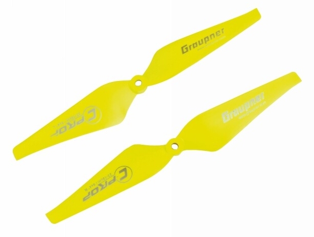 Fotografie produktu: Graupner COPTER Prop 10x4 pevná vrtule (2ks.) - žluté