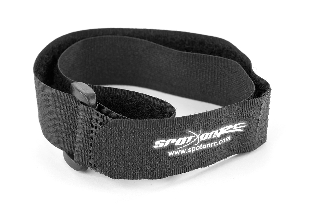 Fotografie produktu: SpotOnRC Utahovací suchý zip 51x2cm Černý