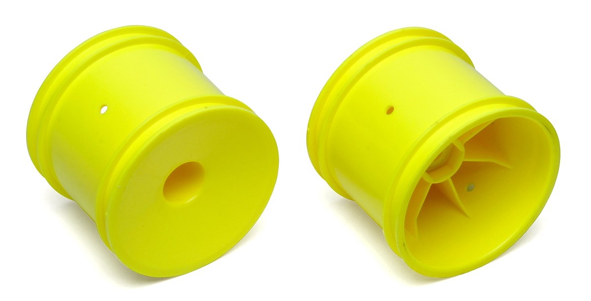Fotografie produktu: ASSOCIATED 2wd TRUCK 2.2" disky žluté s 12mm unašečem, 2 ks.