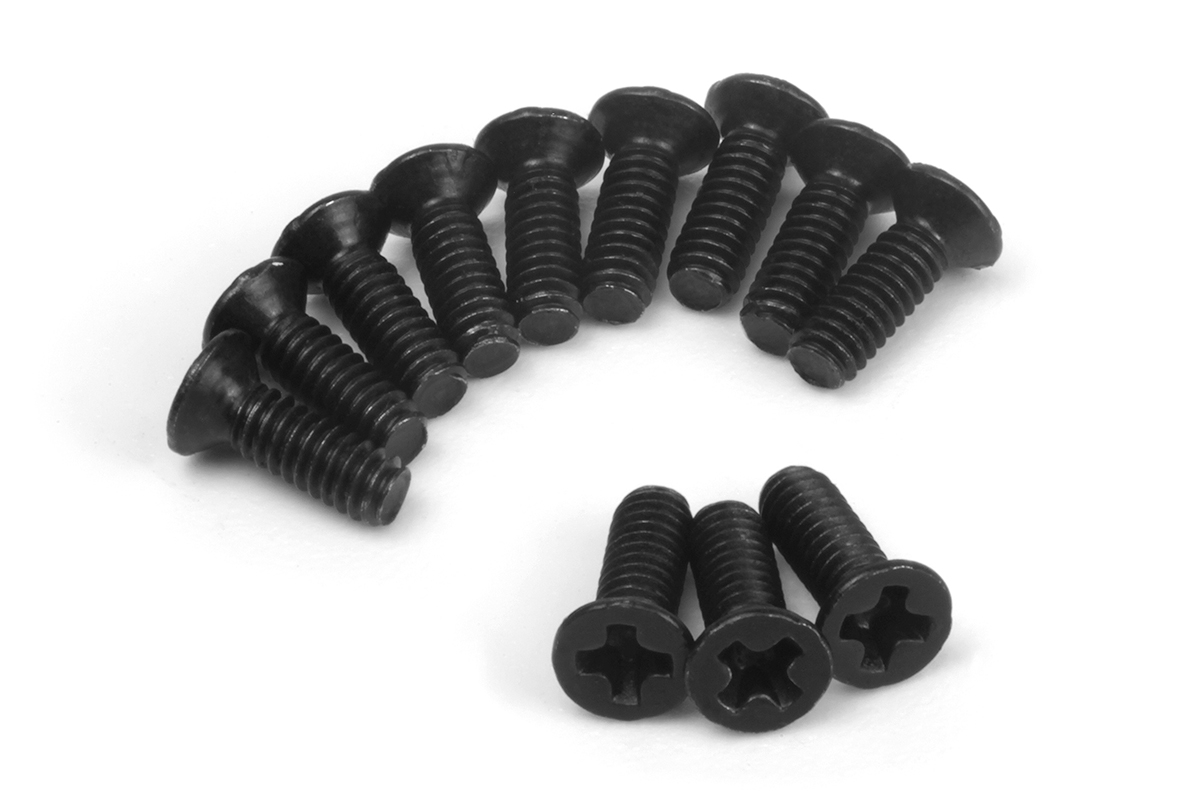 Fotografie produktu: Blackzon Samořezné šroubky se zápustnou hlavou 2x5mm (12 ks)