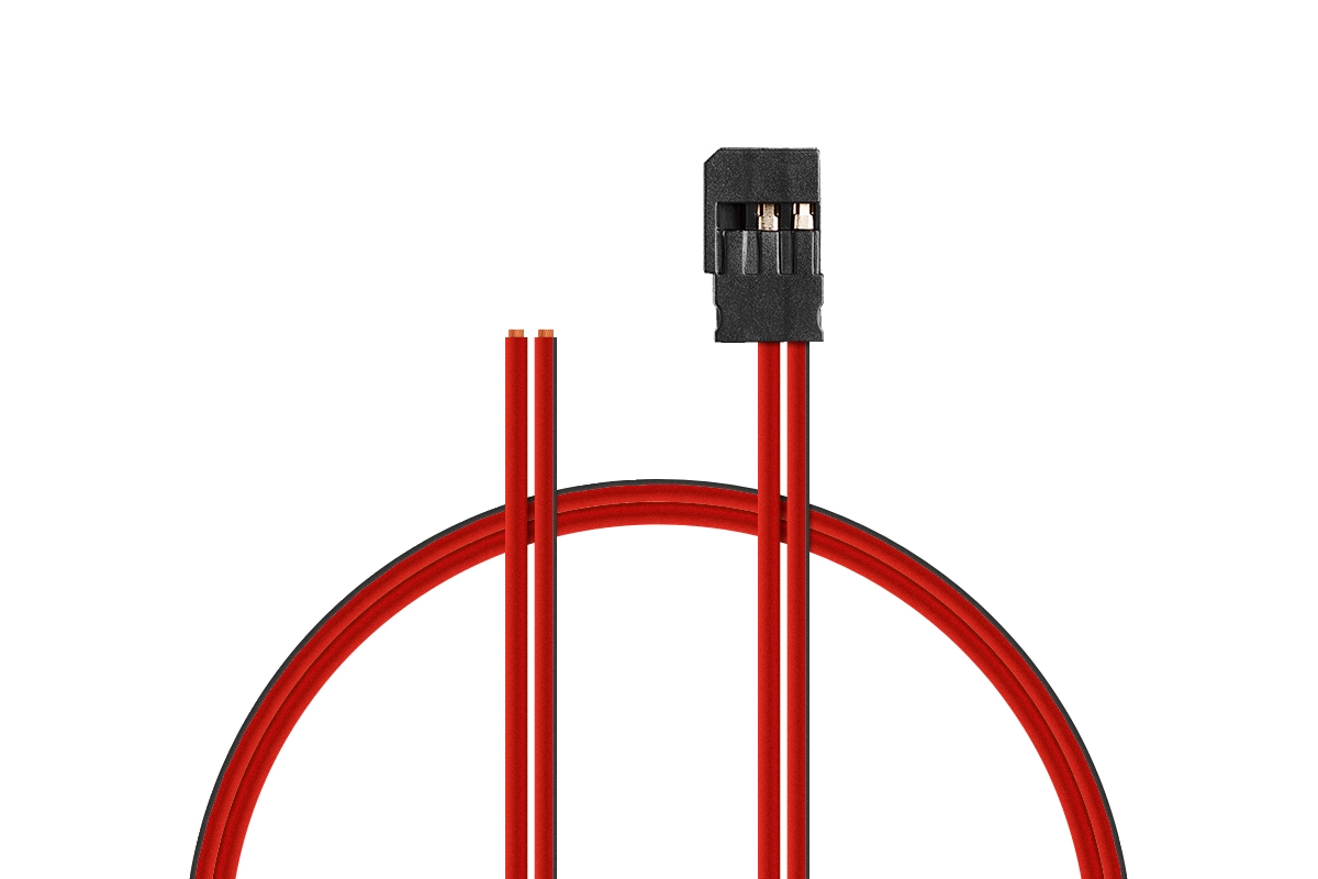 Fotografie produktu: KAVAN Aku kabel Futaba, PVC 0.25mm, 20cm