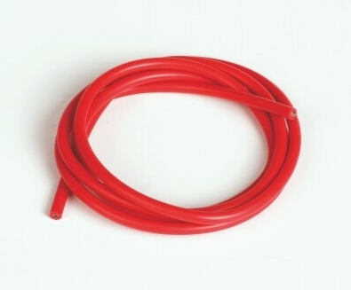 Fotografie produktu: Graupner Silikonový kabel 2,6qmm, 13AWG, 1metr, červený