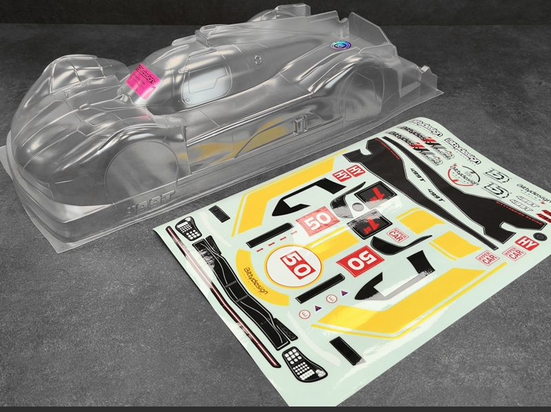 Fotografie produktu: Bittydesign Karoserie čirá 499T Hypercar 1/10 190mm pro Tamiya TT-02, lehká