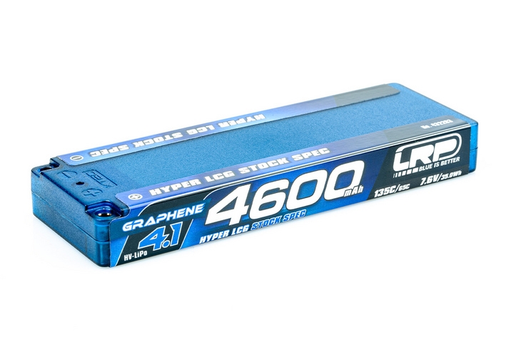 Fotografie produktu: LRP Electronic HV Hyper LCG Stock Spec GRAPHENE-4.1 4600mAh Hardcase Aku - 7.6V LiPo - 135C/65C
