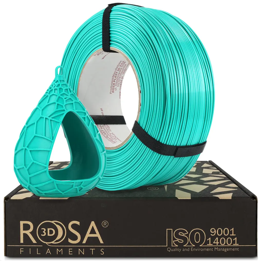 Fotografie produktu: ROSA Filaments ROSA PET-G Standard ReFill Mentolová