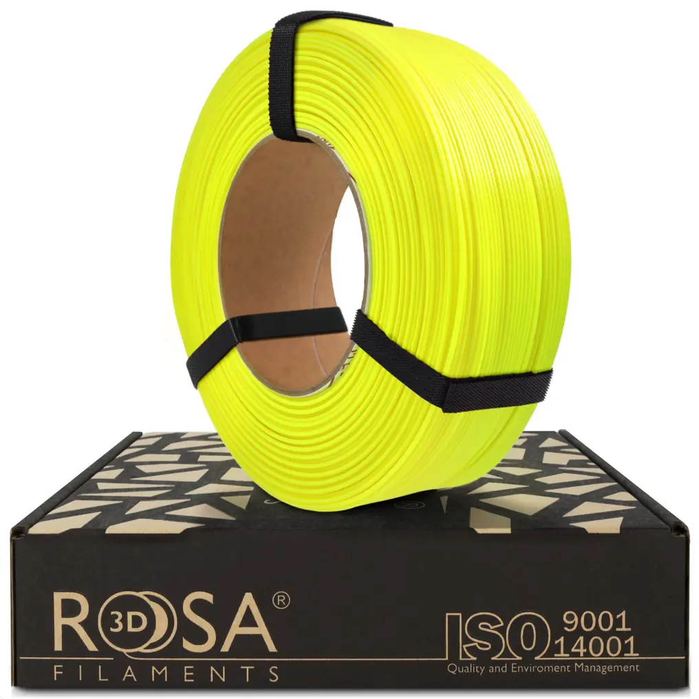 Fotografie produktu: ROSA Filaments ROSA PET-G Standard ReFill Neonová Žlutá