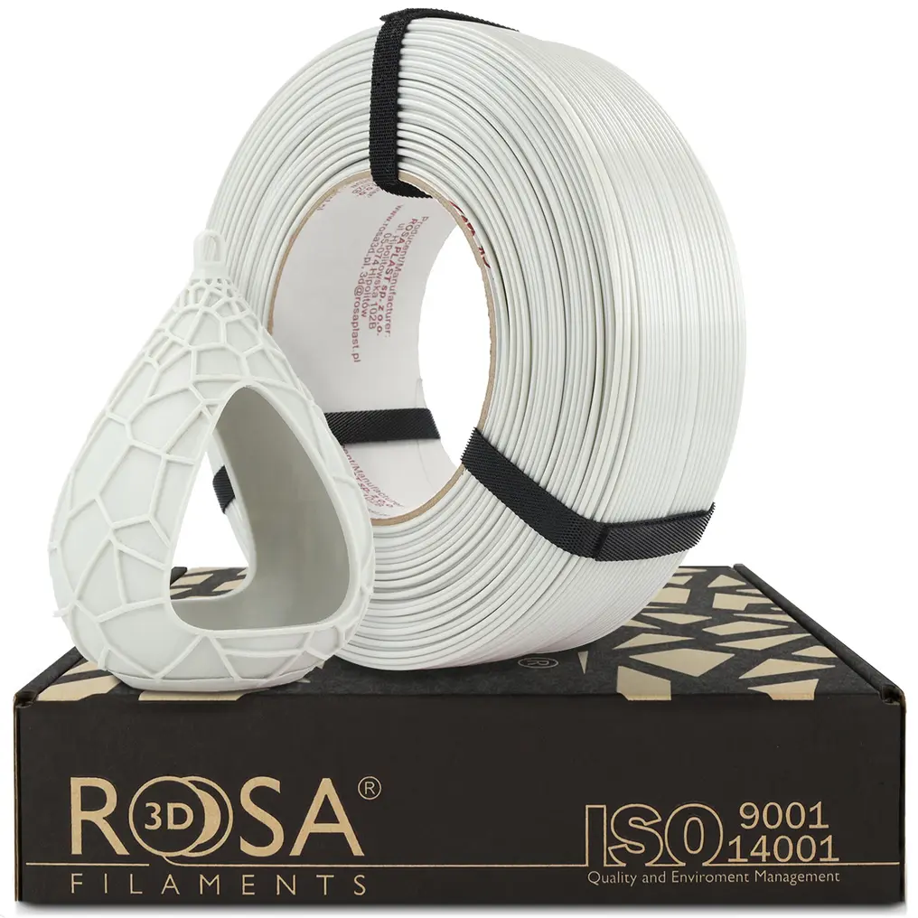Fotografie produktu: ROSA Filaments ROSA PET-G Standard ReFill Světlá Šedá