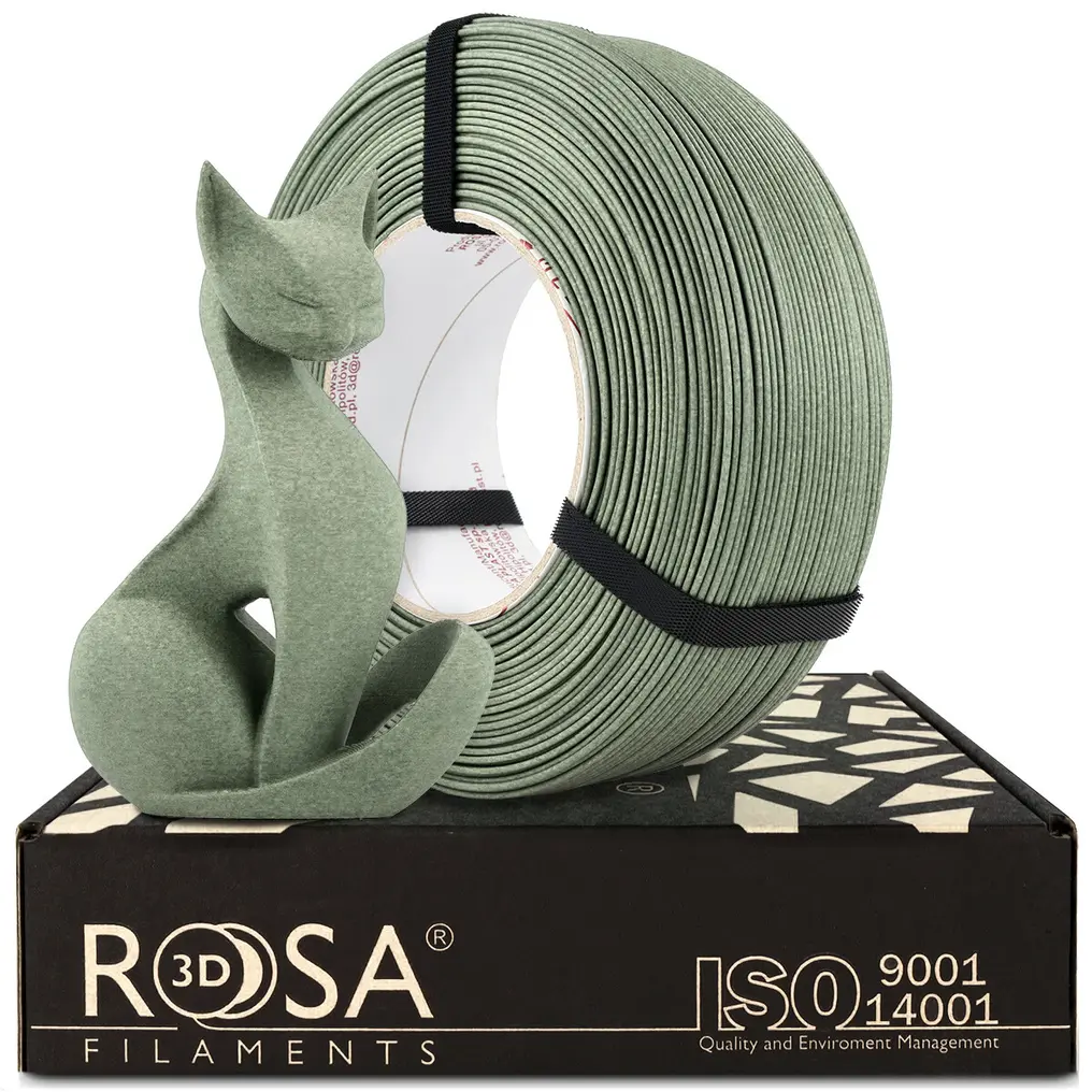 Fotografie produktu: ROSA Filaments ROSA PLA CF Refill Teplá matná šedá "Stone Gray"