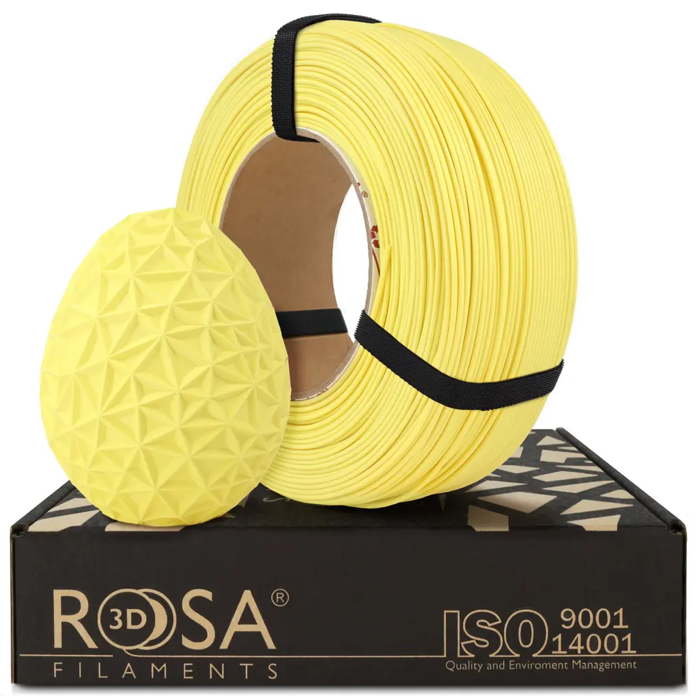Fotografie produktu: ROSA Filaments ROSA PLA Pastel ReFill Žlutá
