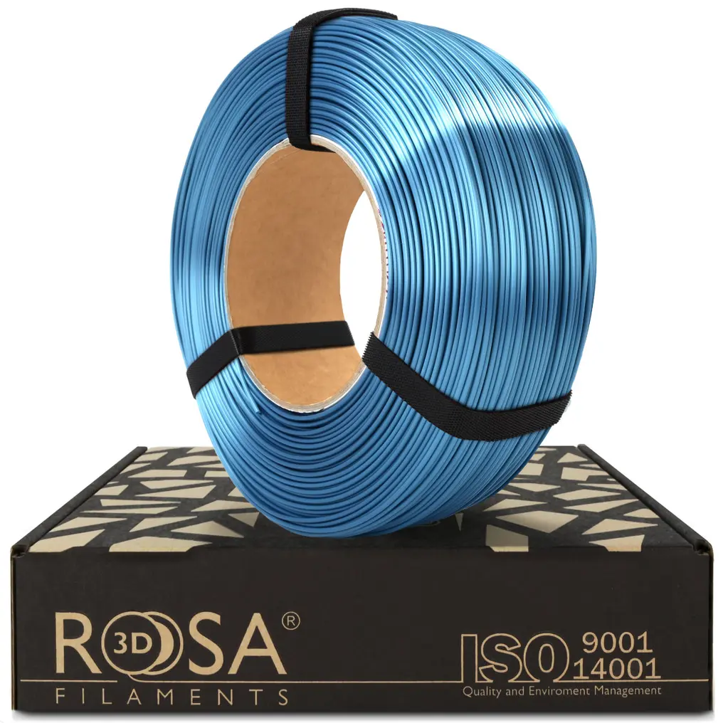 Fotografie produktu: ROSA Filaments ROSA PLA ReFill Silk Modrá "Navy"