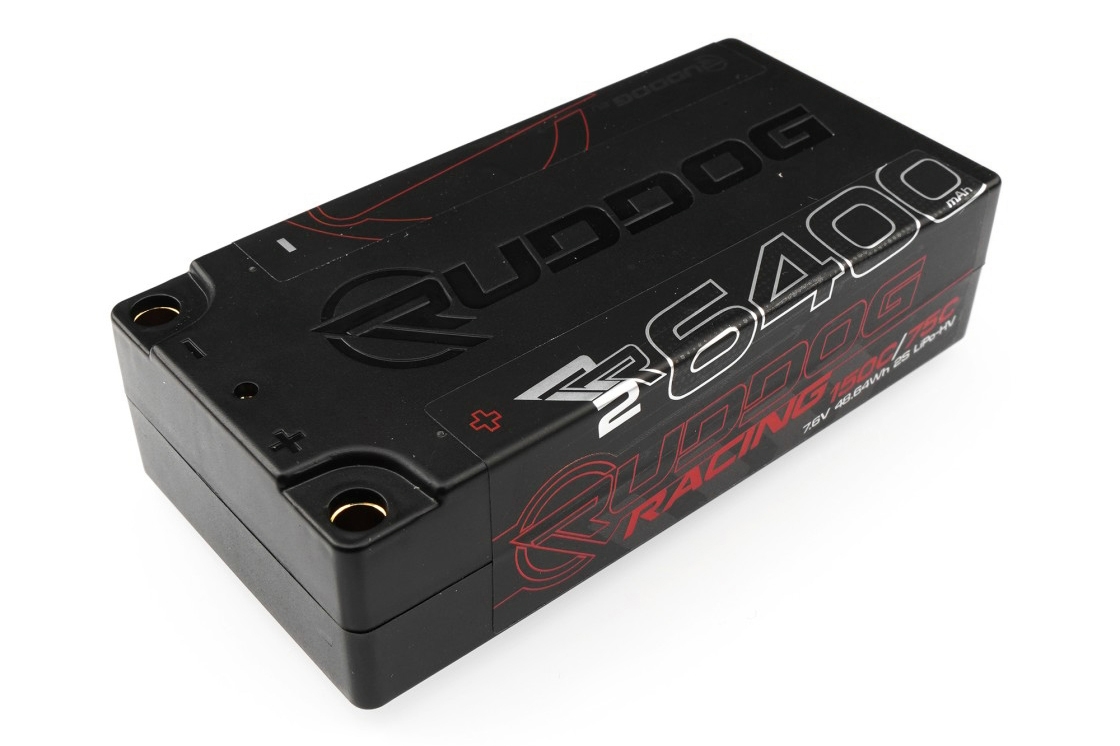 Fotografie produktu: RUDDOG Racing RR2 6400mAh 150C/75C 7.6V 25mm Short Stick Pack LiPo-HV akumulátor