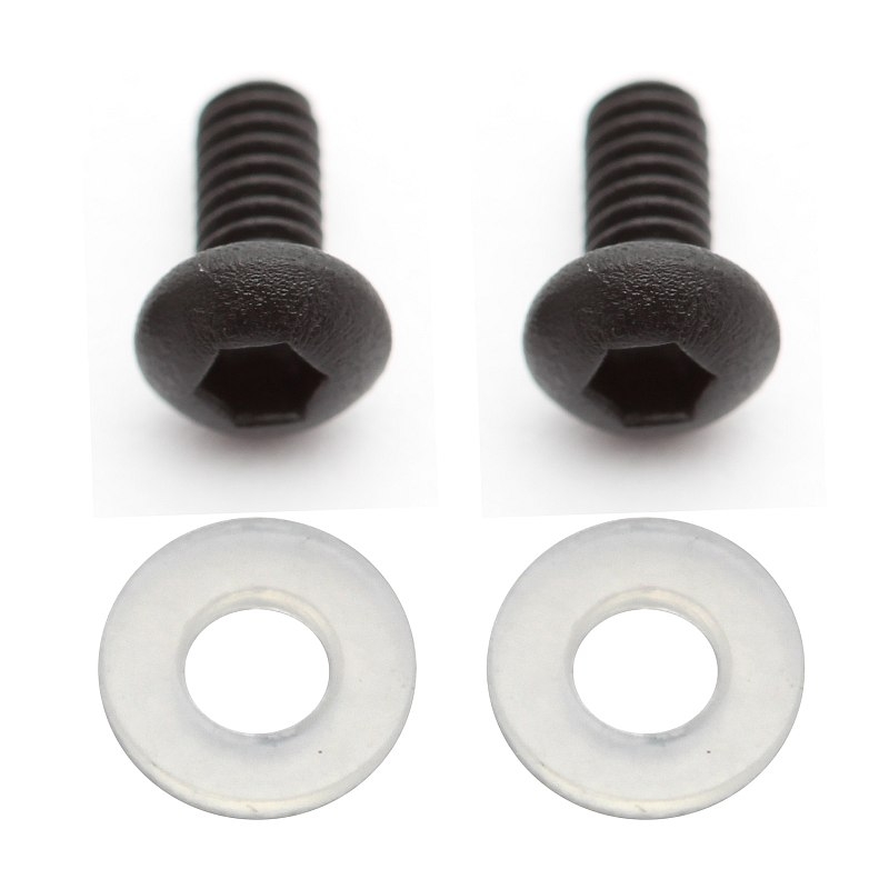 Fotografie produktu: ASSOCIATED Přepusťový šroub 12 mm V2 s podložkou, 2 + 2 ks.