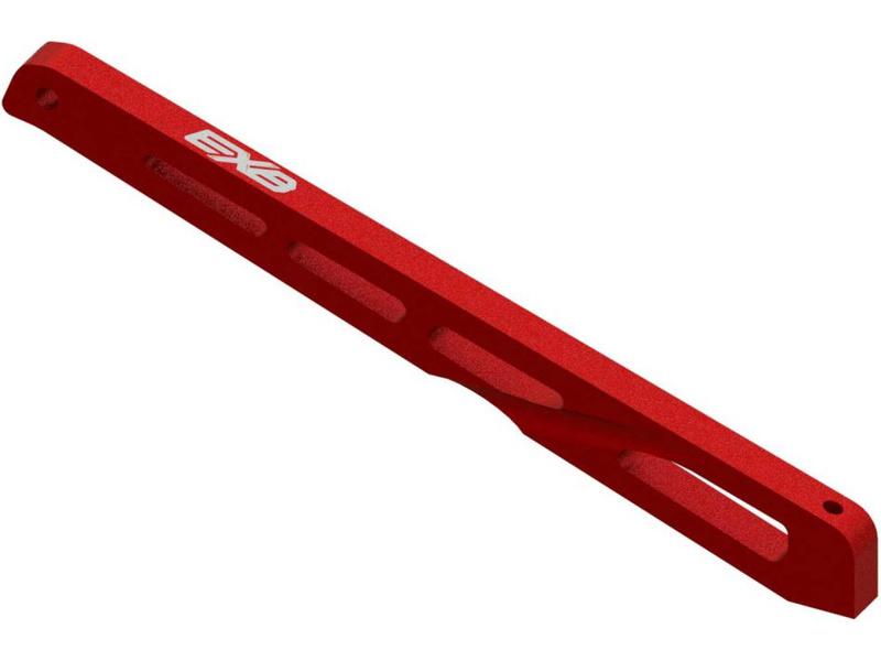 Fotografie produktu: Arrma příčka šasi zadní středová 140mm, hliník, červená