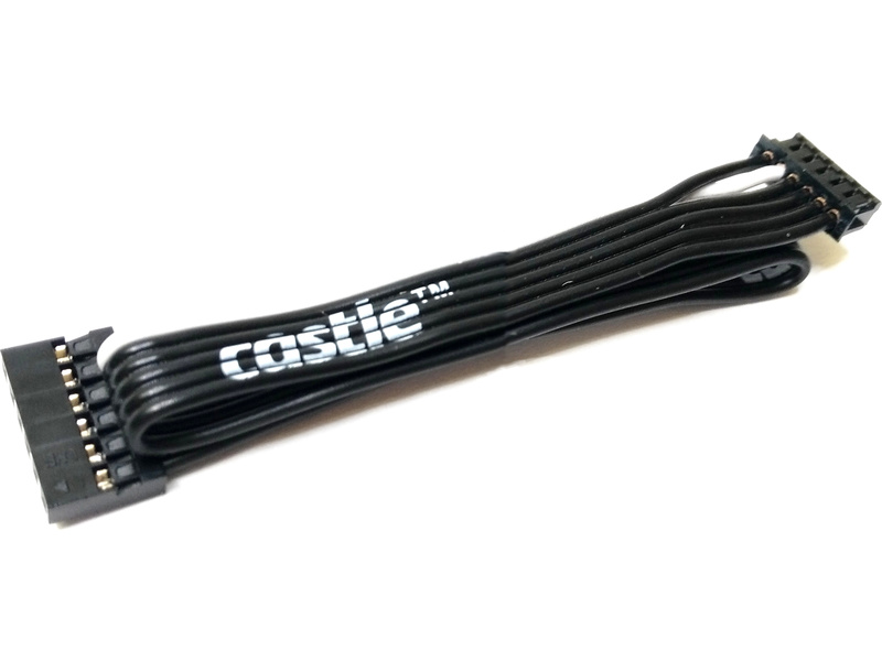 Fotografie produktu: Castle Creations Castle kabel senzoru motoru 100mm