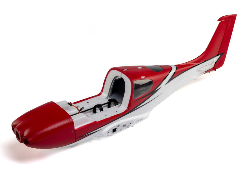 Fotografie produktu: E-flite trup s krytem: Cirrus SR-22T 1.5m červený