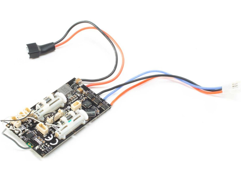 Fotografie produktu: E-flite přijímač A6421BL DSMX 6Ch AS3X SAFE BL ESC