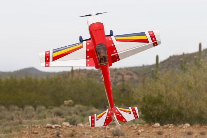 Fotografie produktu: AJ Aircraft 73" Laser 230z ARF - červená 1,85m