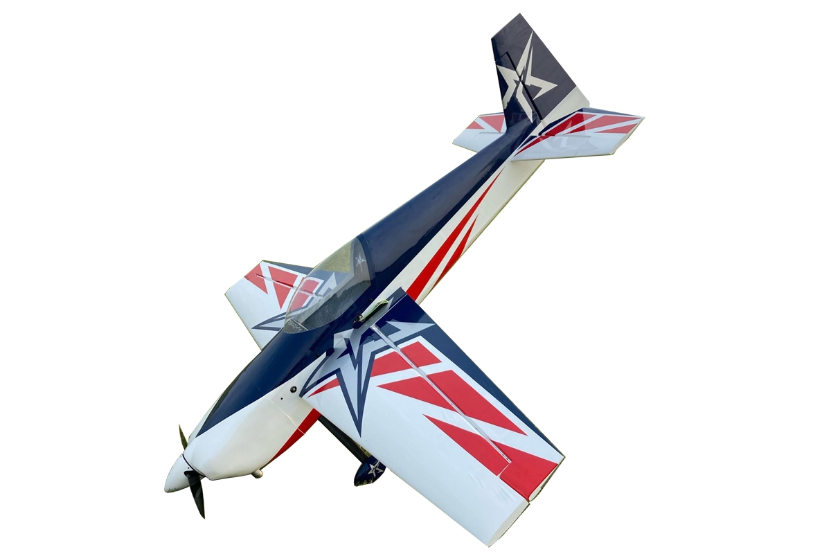 Fotografie produktu: AJ Aircraft 103" Slick 540 ARF - červená/modrá