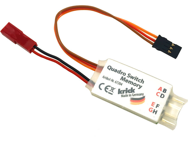 Fotografie produktu: Krick Modelltechnik Krick elektronický spínač Quadro Memory