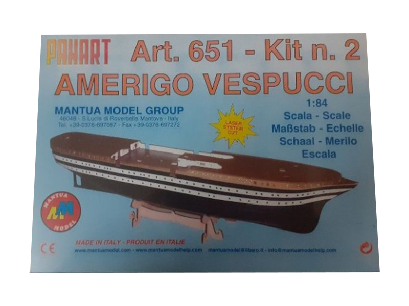 Fotografie produktu: Mantua Model Amerigo Vespucci 1:84 sada č.2 kit
