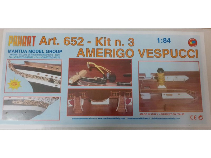 Fotografie produktu: Mantua Model Amerigo Vespucci 1:84 sada č.3 kit