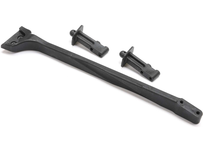Fotografie produktu: Losi vzpěra šasi zadní, držák karosérie přední: 8XTE