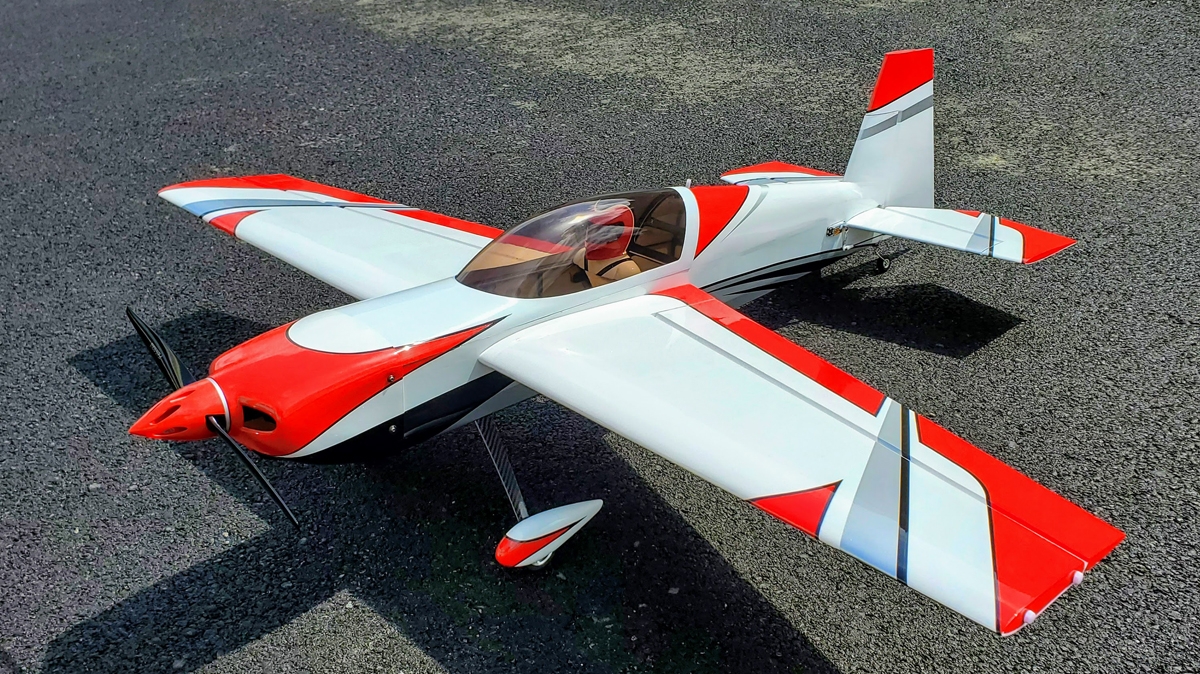 Fotografie produktu: ExtremeFlight 60" Edge 540T V2 EXP - Bílá/Červená 1,52m