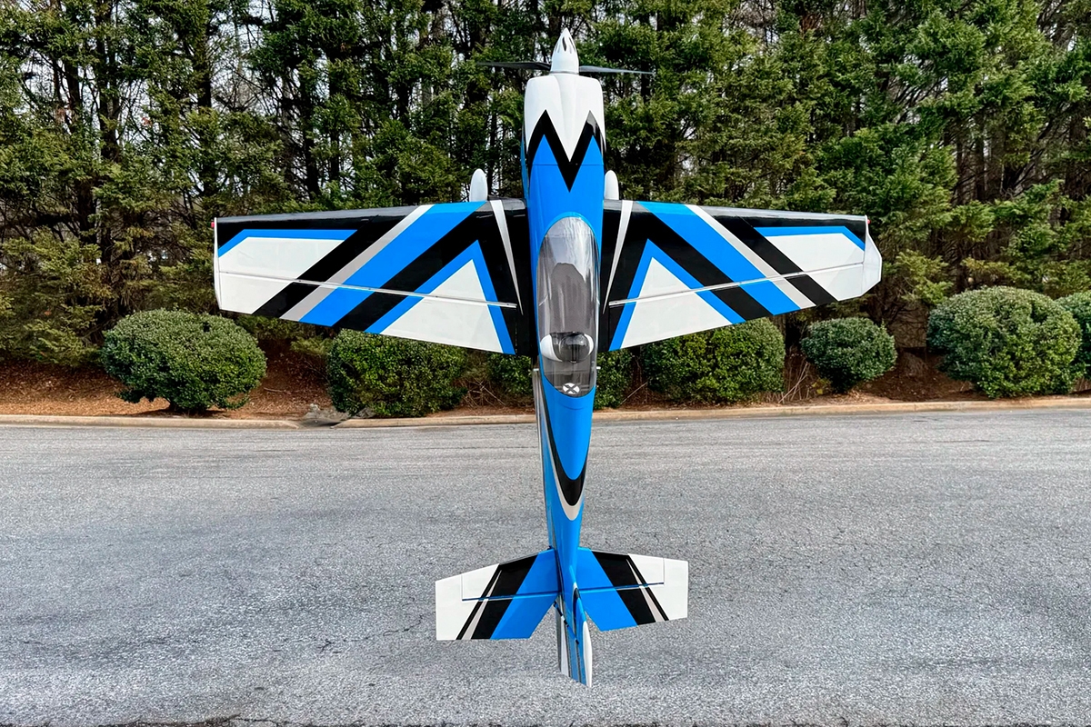 Fotografie produktu: ExtremeFlight 67" Extra NG Modrá/Bílá 1,7m