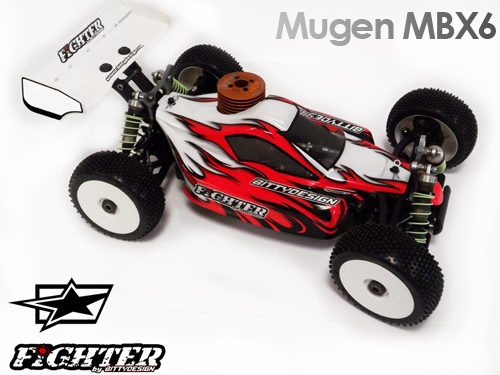 Fotografie produktu: Bittydesign Fighter karoserie - MUGEN MBX-6 Bitty Style Design lakování