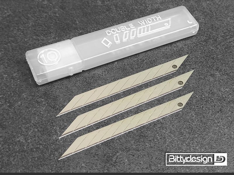 Fotografie produktu: Bittydesign Náhradní čepele pro Nůž pro Airbrush (3x 10ks.)