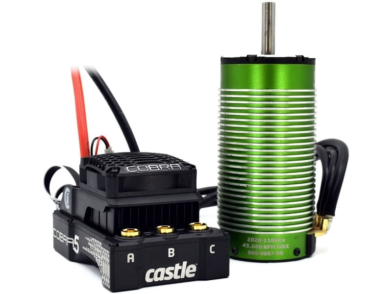 Fotografie produktu: Castle Creations Castle motor 2028-1100ot/V, reg. Cobra 5