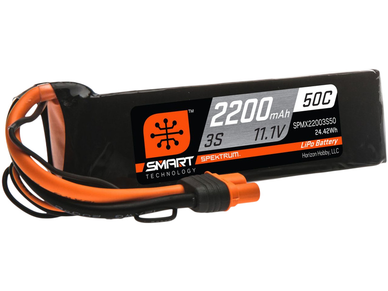 Fotografie produktu: Spektrum Smart LiPo 11.1V 2200mAh 50C IC3
