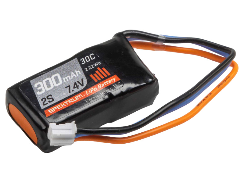 Fotografie produktu: Spektrum LiPo 7.4V 300mAh 30C JST-PH2.0 3-pin